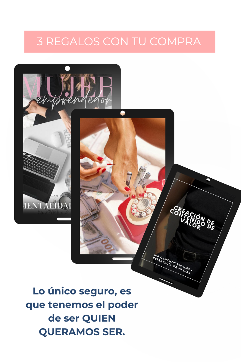 Mujer Emprendedora + Creación de contenido viral y +100 reels faceless